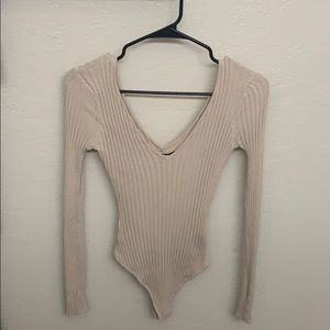 Hera Collection Nude Slim Fitting Bodysuit !!